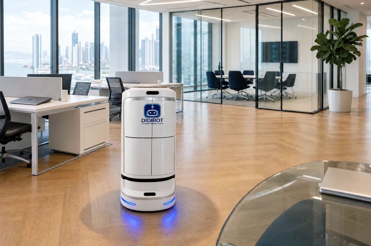 Robot DIDIBOT en oficinas