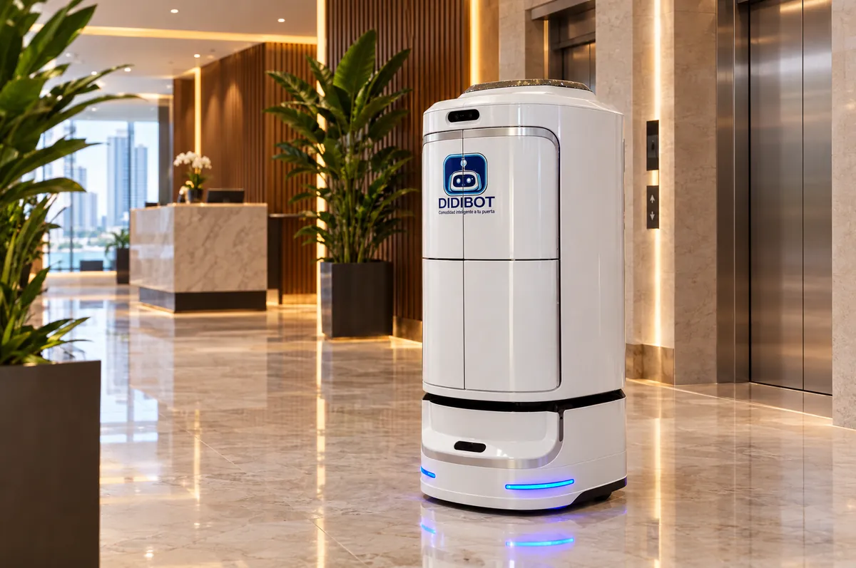Robot DIDIBOT en edificios residenciales y ph